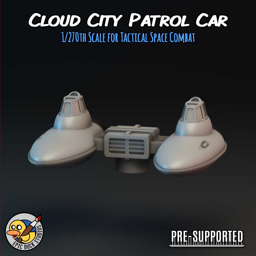 Cloud City Patrol Car - Scaled for Tactical Space Combat