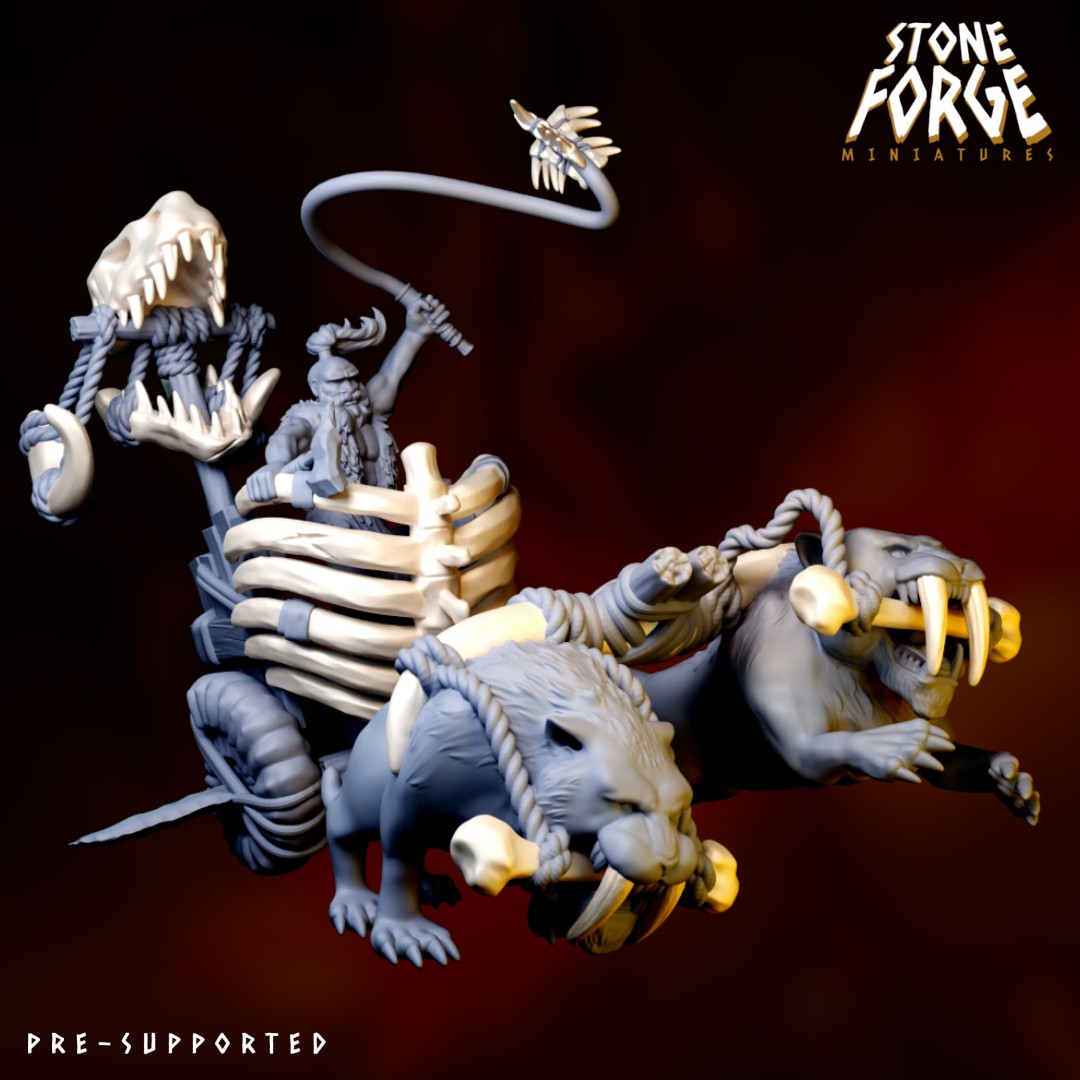 Stone Age Bone Chariot