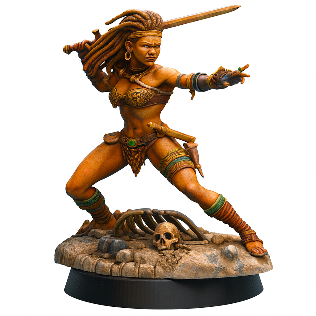 Ashara 32mm - Barbarian Warrior