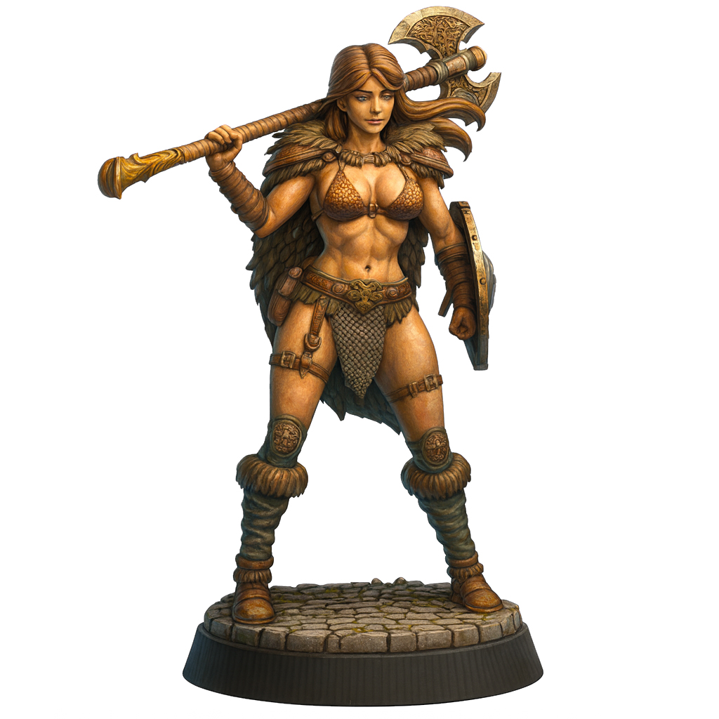 Screemel 32mm - Barbarian Warrior