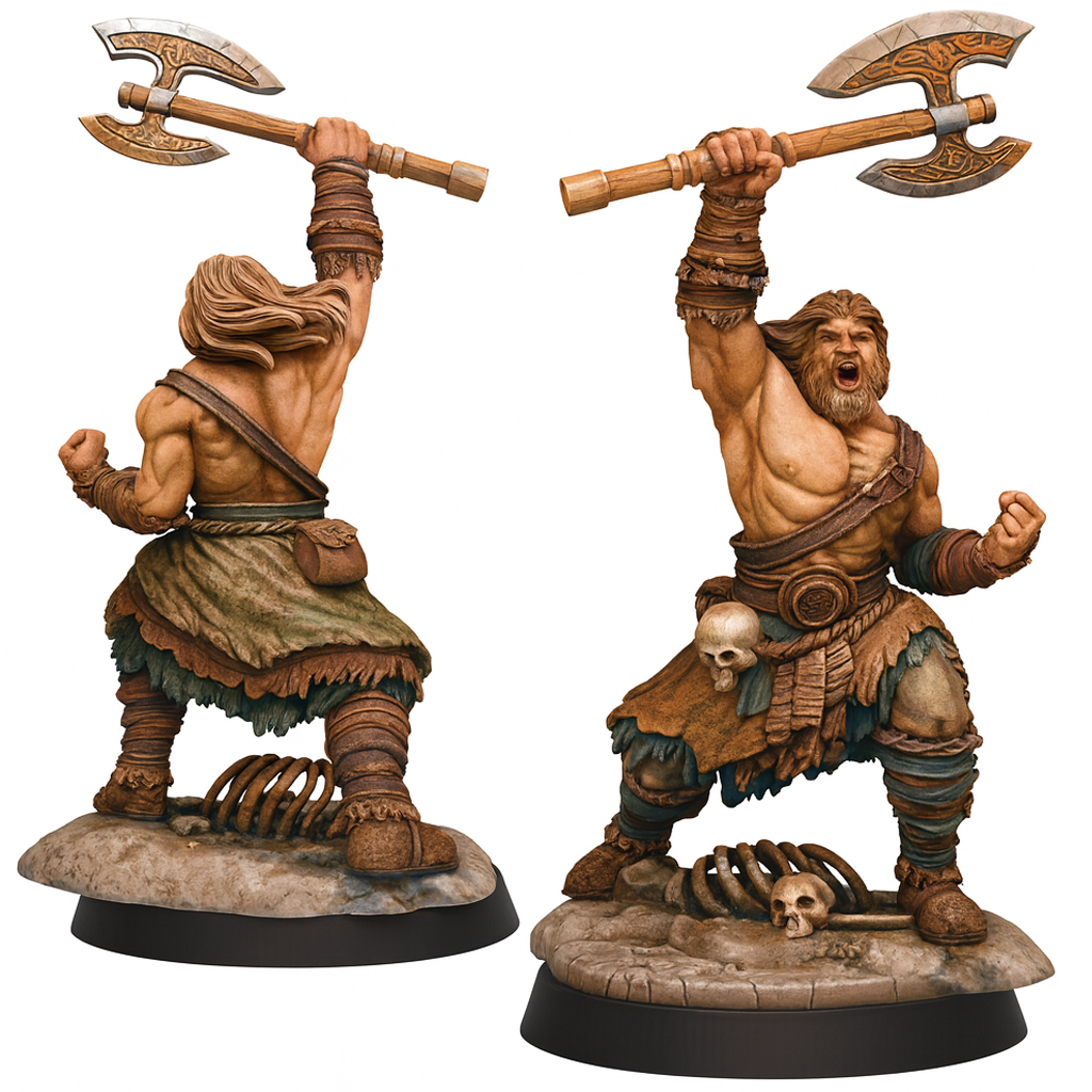Virtix 32mm Barbarian Warrior
