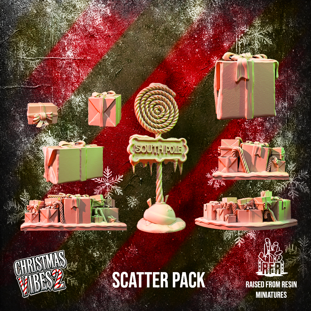 Christmas Vibes 2: Scatter pack - Tabletop miniatures (Pre-Supported)