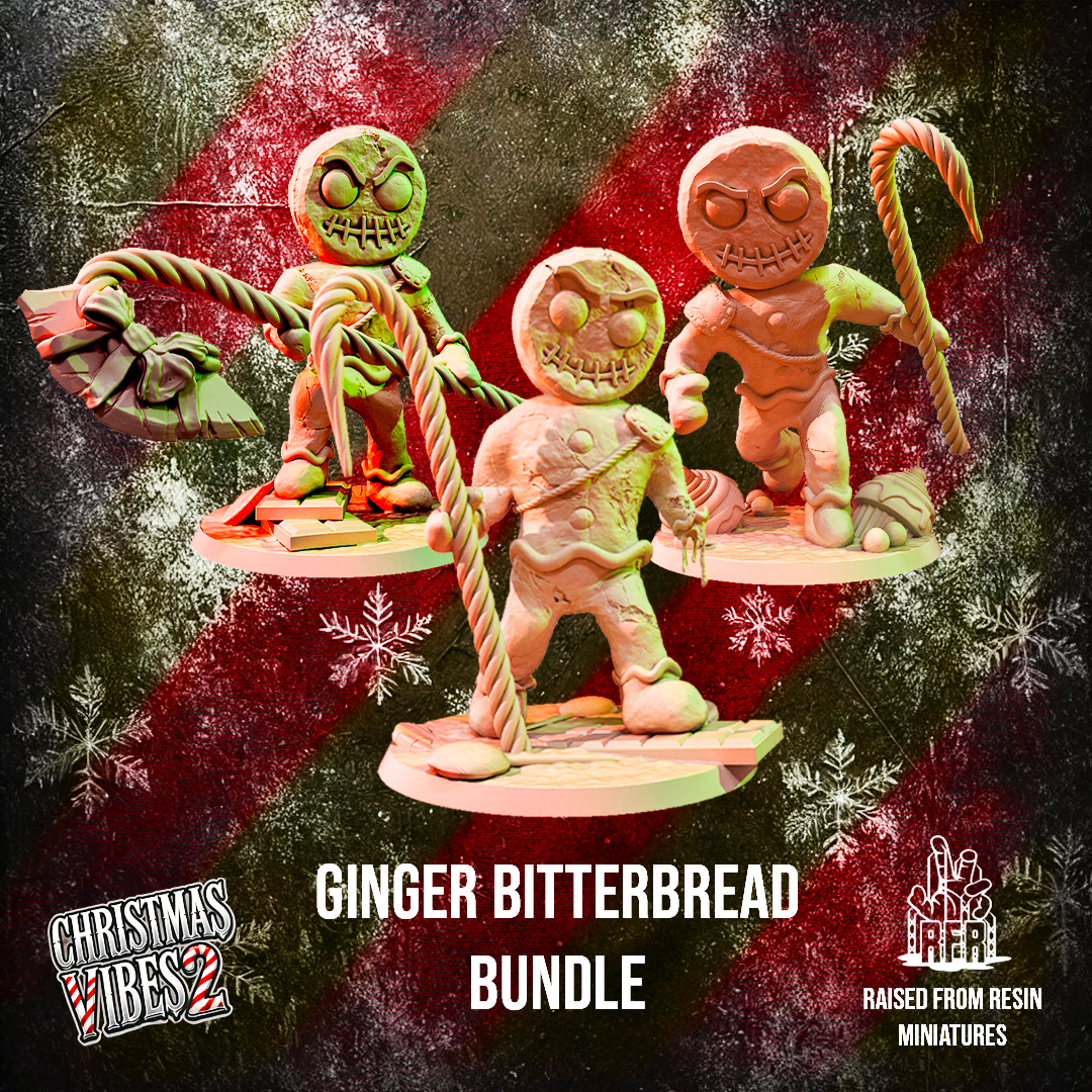 Ginger Bitterbread Bundle- Tabletop miniatures (Pre-Supported)
