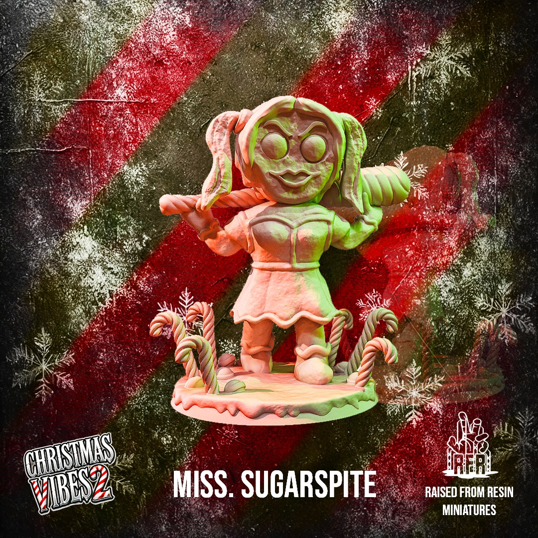 Miss. Sugarspite - Tabletop miniatures (Pre-Supported)