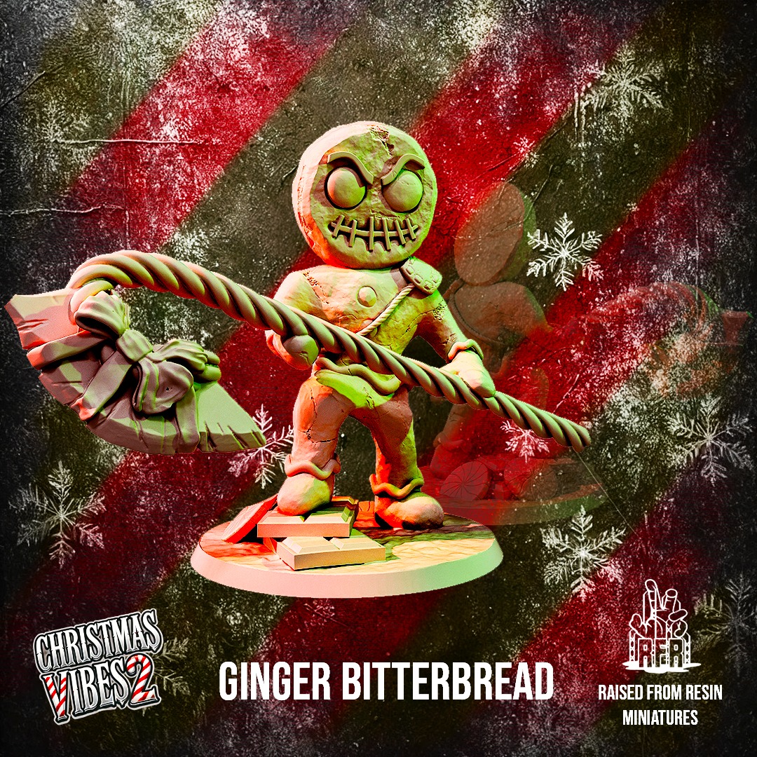 Ginger Bitterbread- Tabletop miniatures (Pre-Supported)