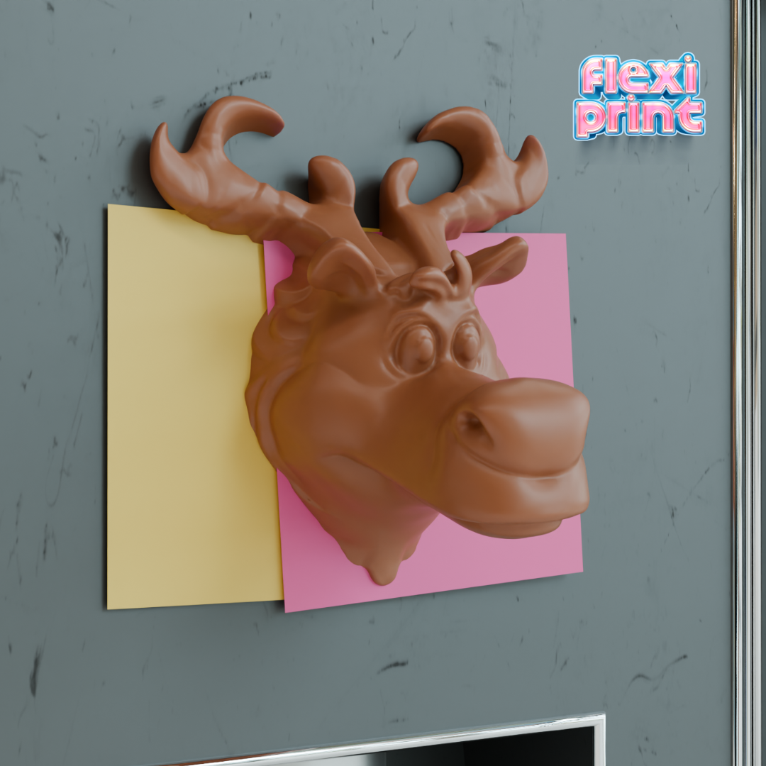 Magnet Reindeer Head | Flexi Print