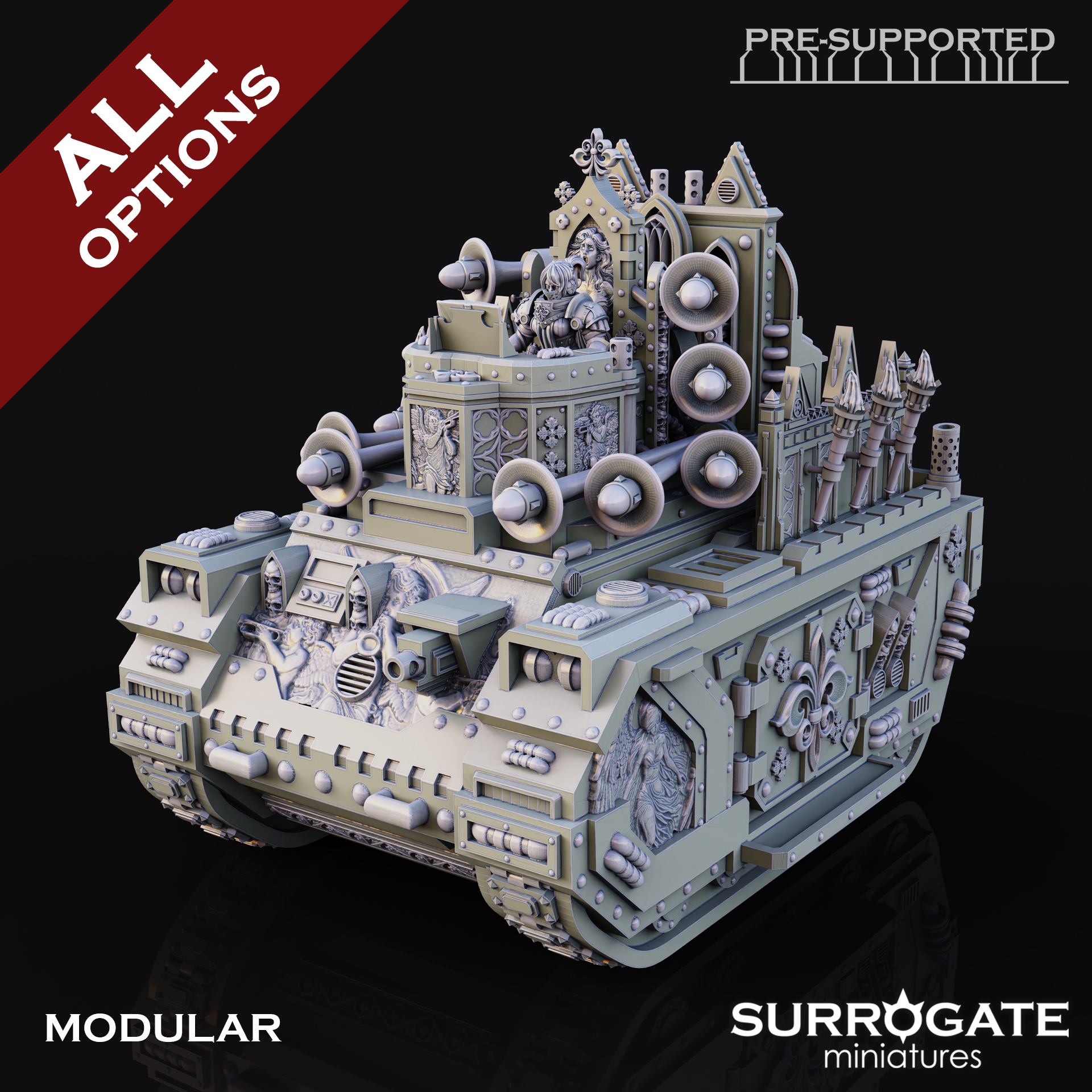 Daughters of Dawn Ark of Annihilations, Surrogate Miniatures Octobre 2024 Vehicle Unit Release