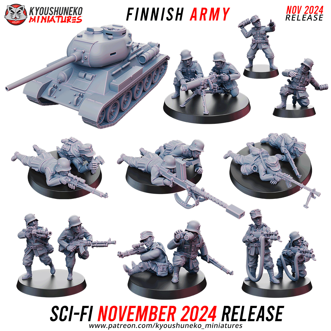 November 2024 Scifi Release - Finnish Army ww2