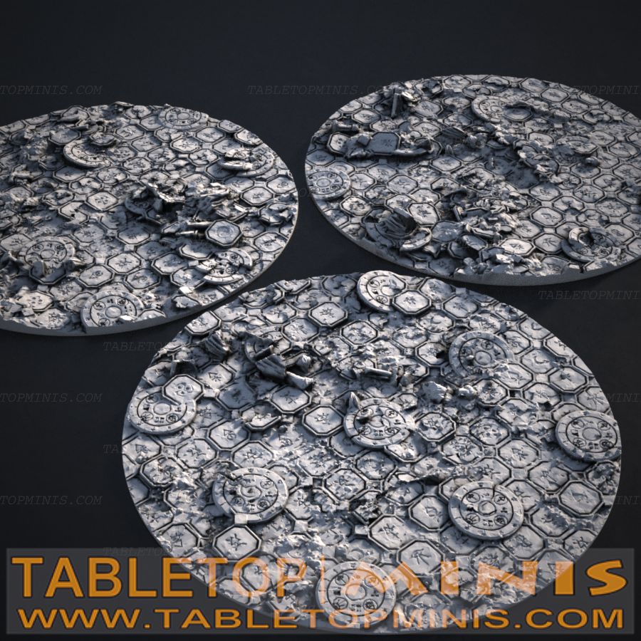 Ancient Ruins 130mmx130mm Circular Base Toppers