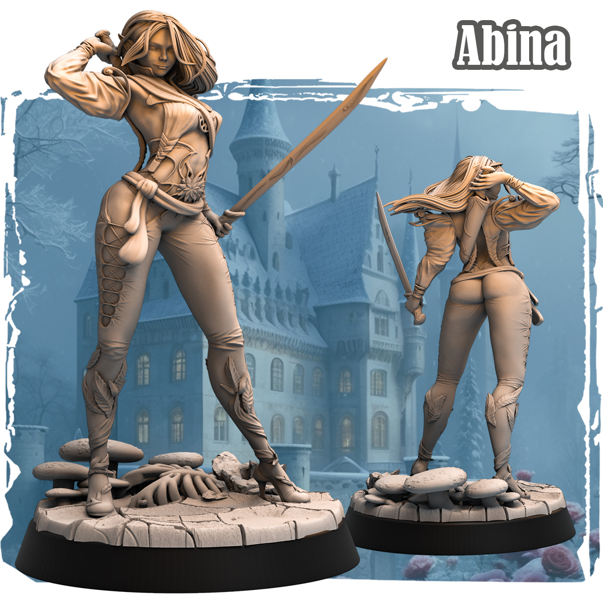 Abina 32mm - Elf Warrior