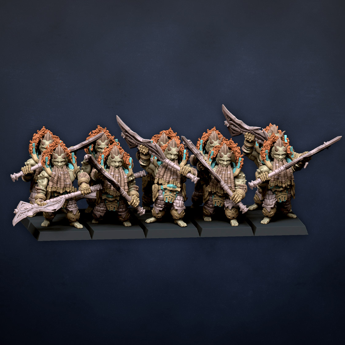 Disciples of Lugar with great weapon