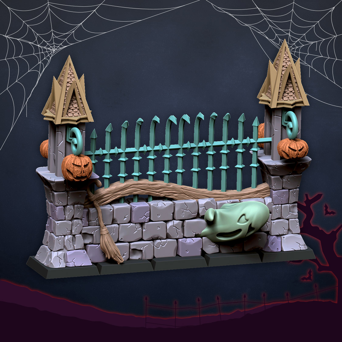 Ghostly wall