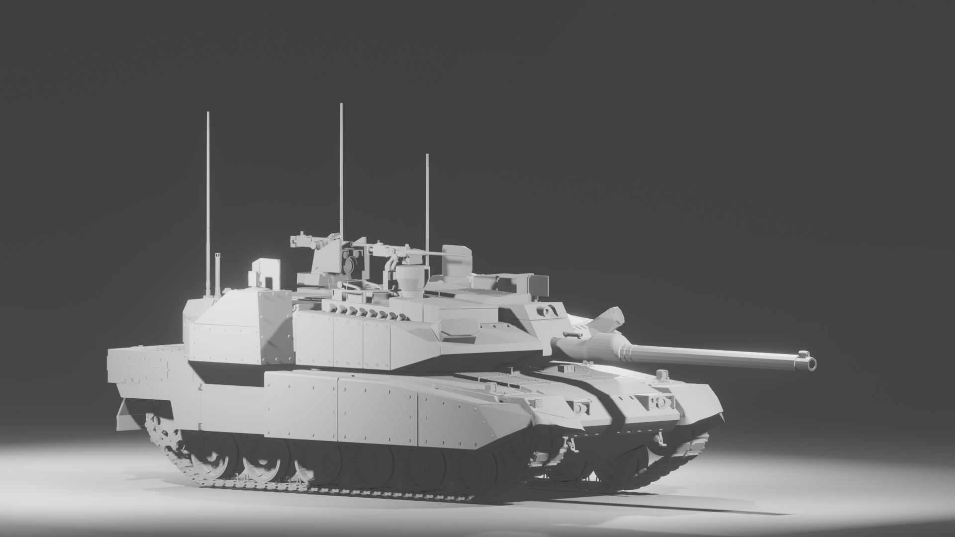 Norwegian K2NO with APS and Composite add on armor