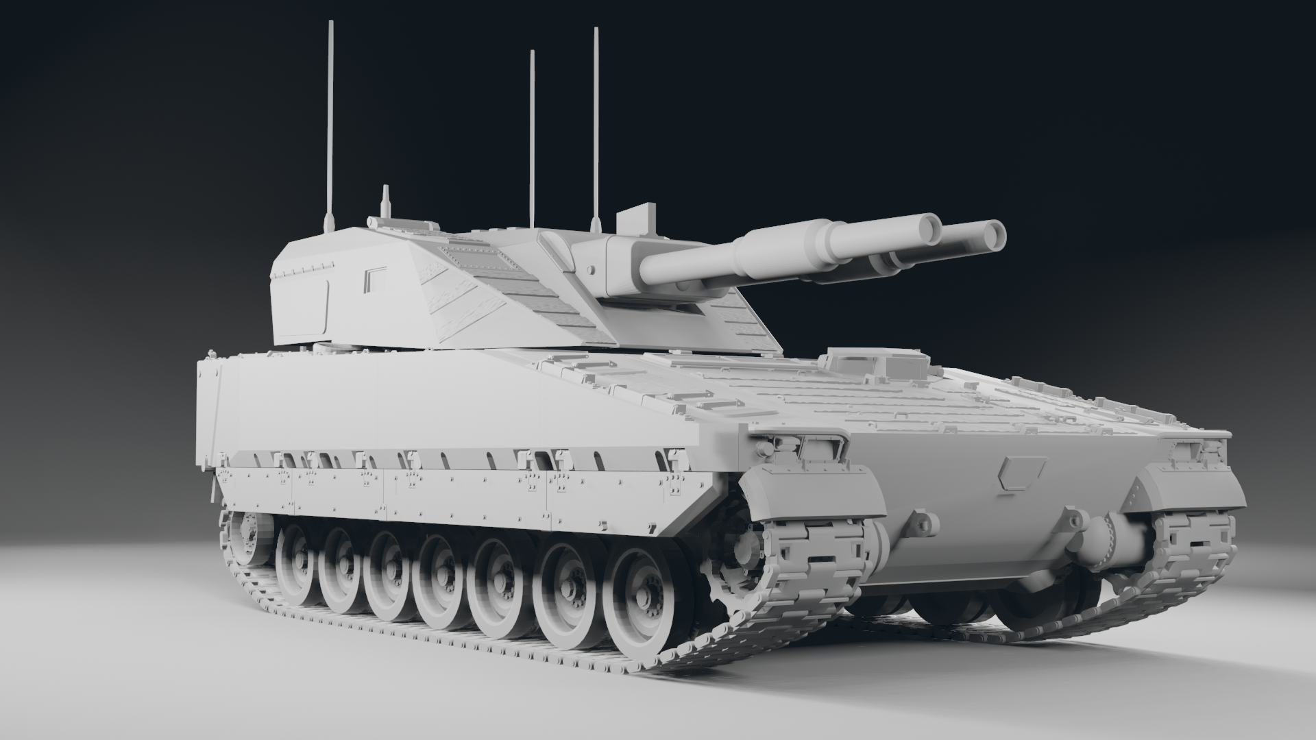 Swedish CV90 AMOS Self propelled gun