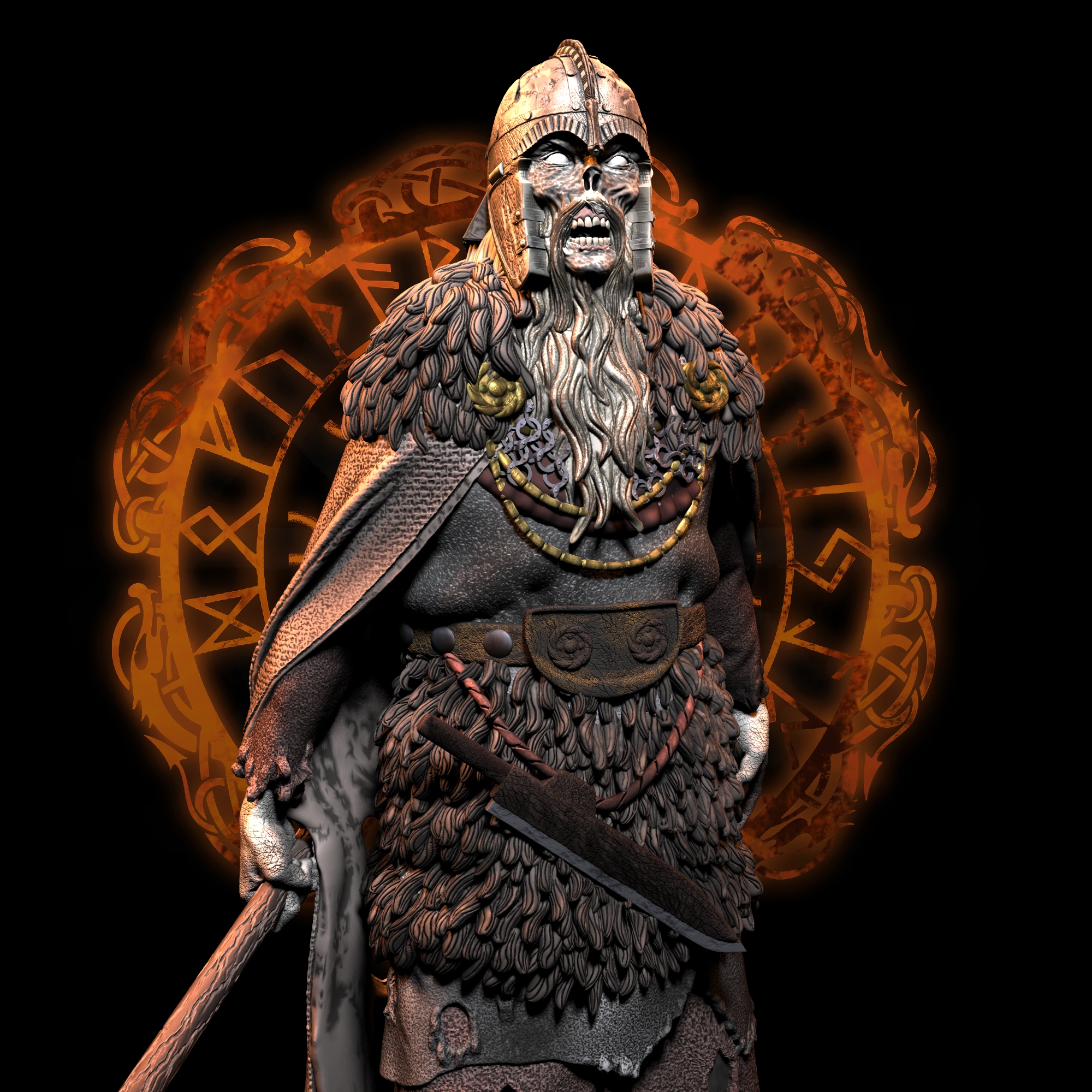 Chieftain Draugr (Pre-supported)