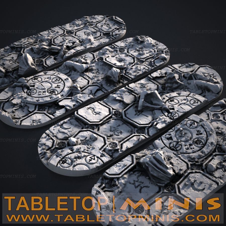 Ancient Ruins 25mmx70mm Capsule Base Toppers