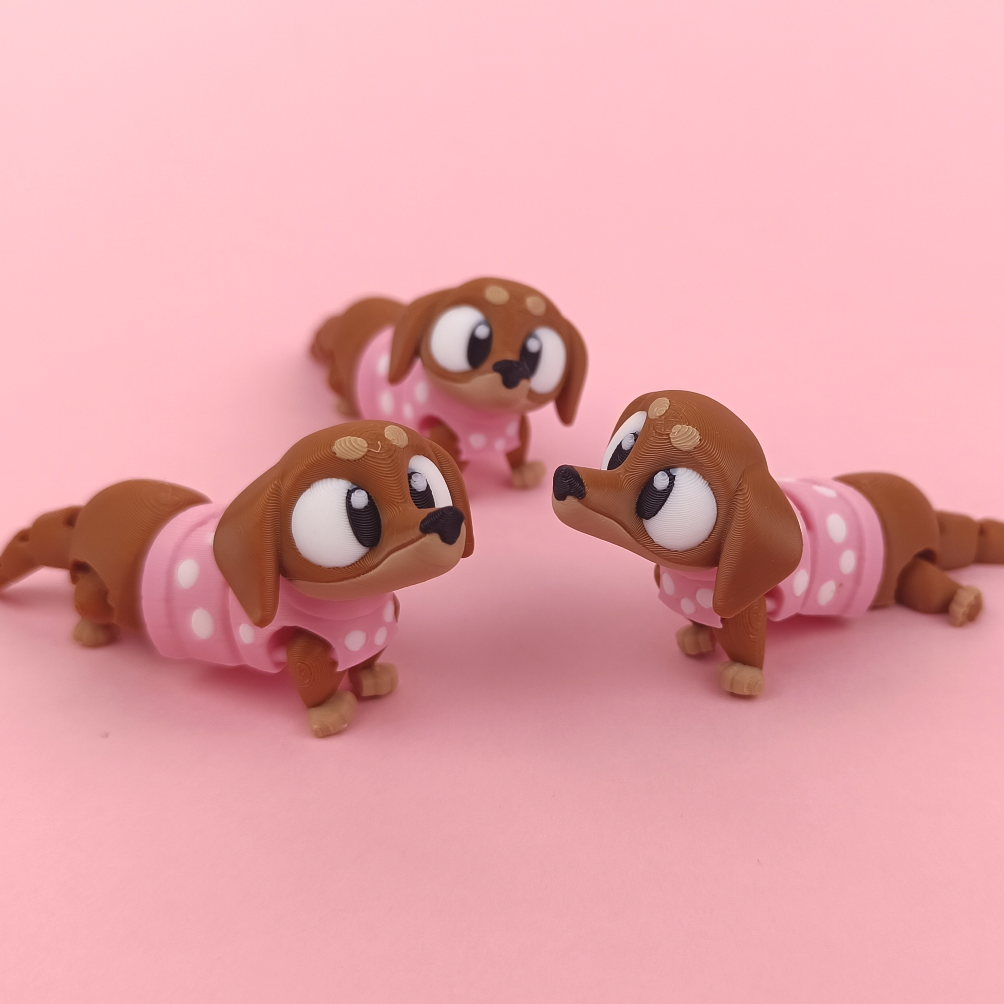 Flexi Sausage Dog Print-in-place Articulated