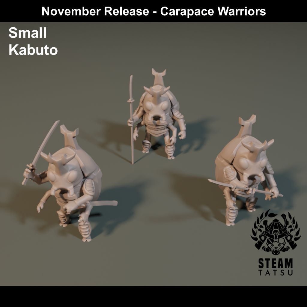 Carapace Warriors - Small Kabuto Beetle