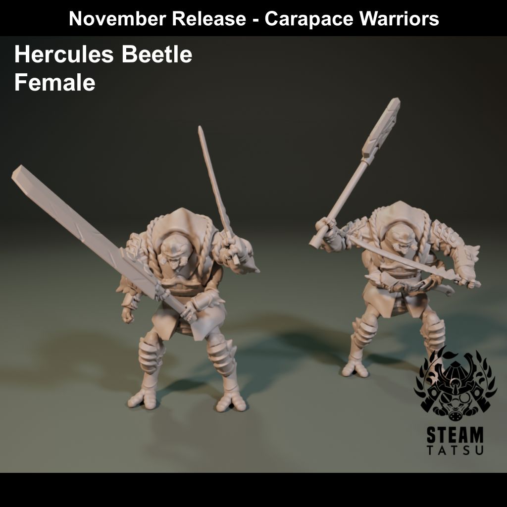 Carapace Warriors - Female Hercules Beetle