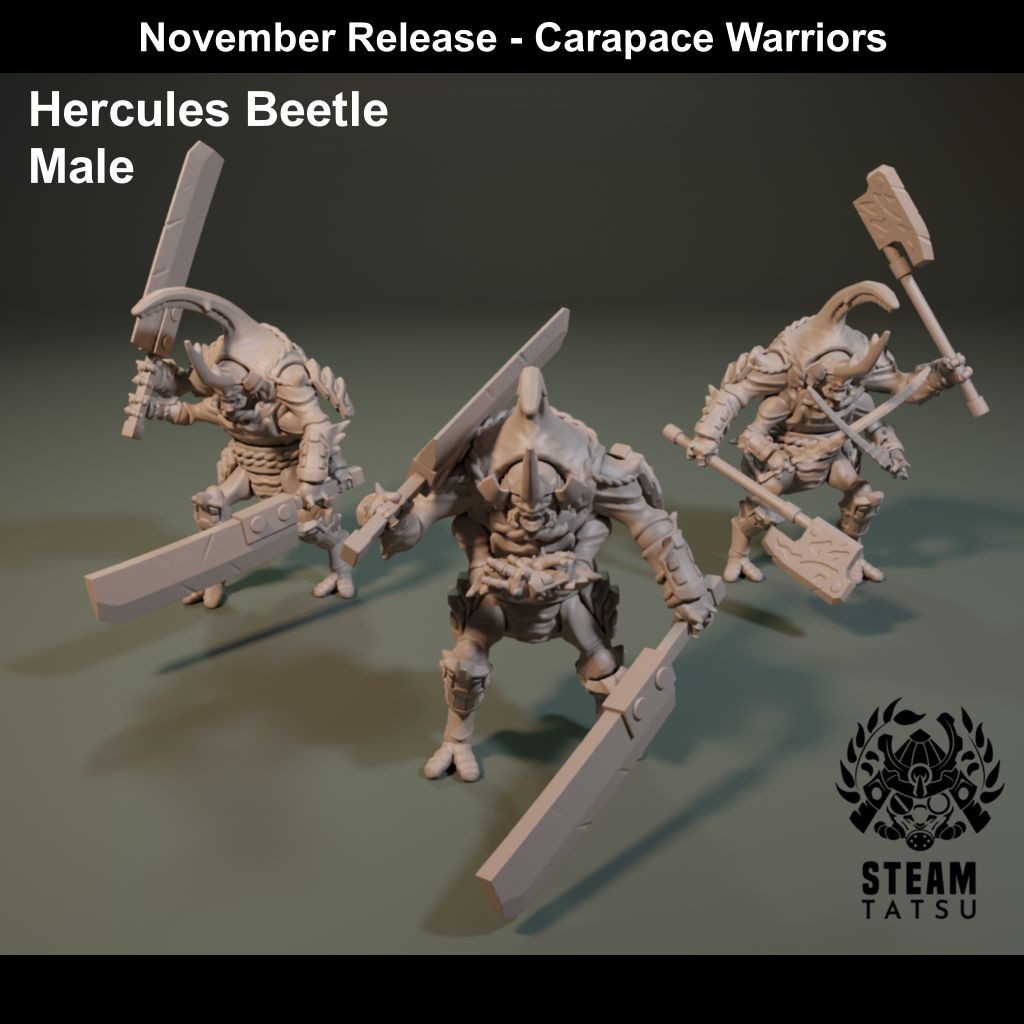 Carapace Warriors - Male Hercules Beetle