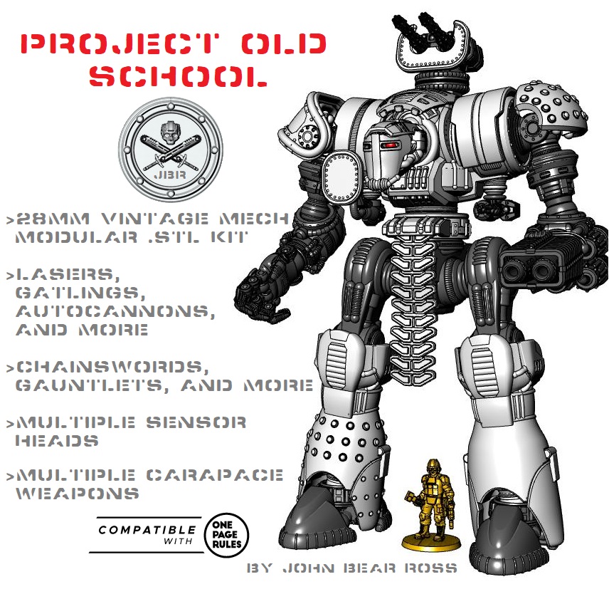 Project Old School Vintage Combat Mech