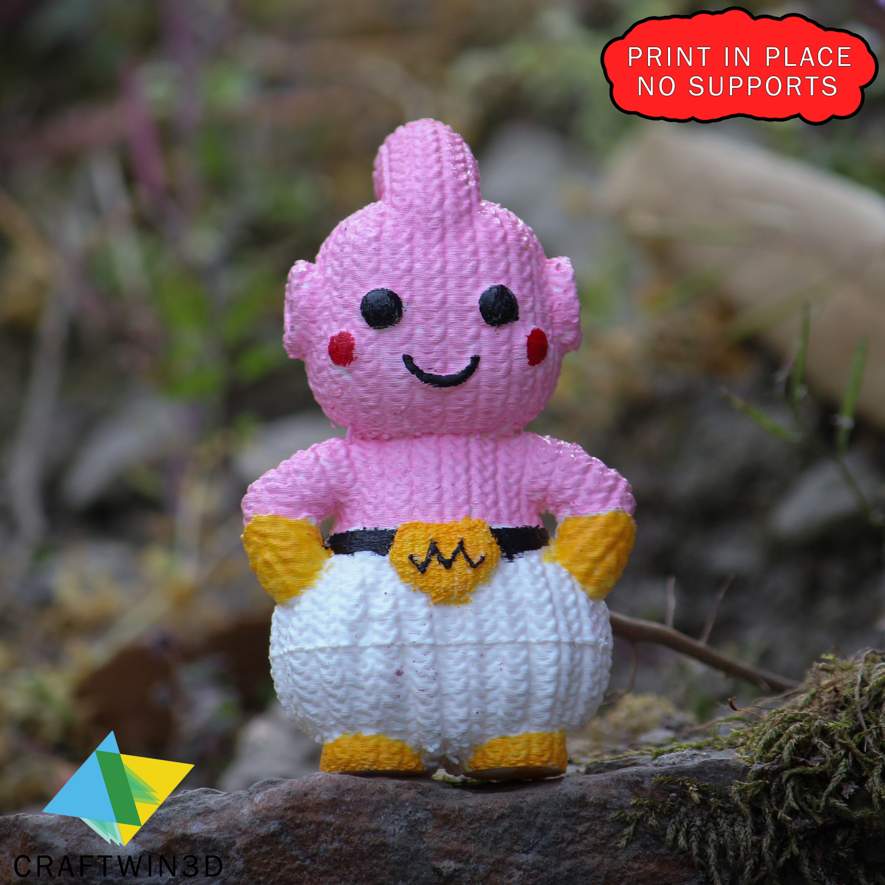 Print in place Cute Mazin Buu