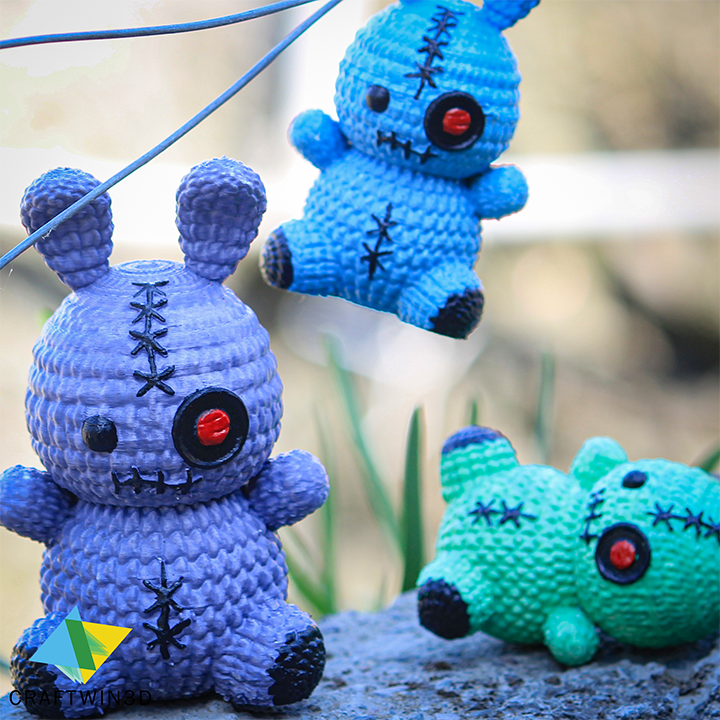 Print in place Voodoo dolls no supports