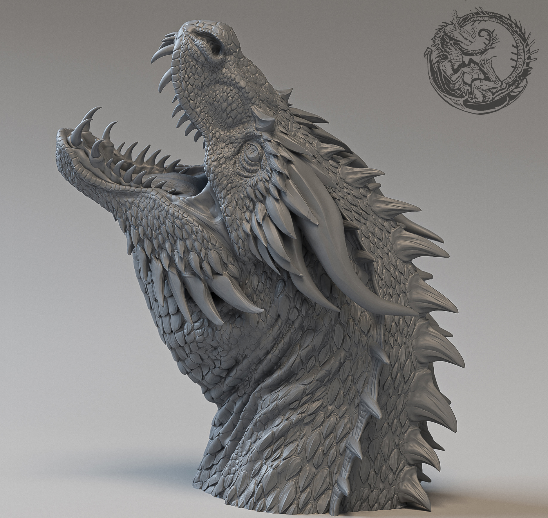 Dragon bust