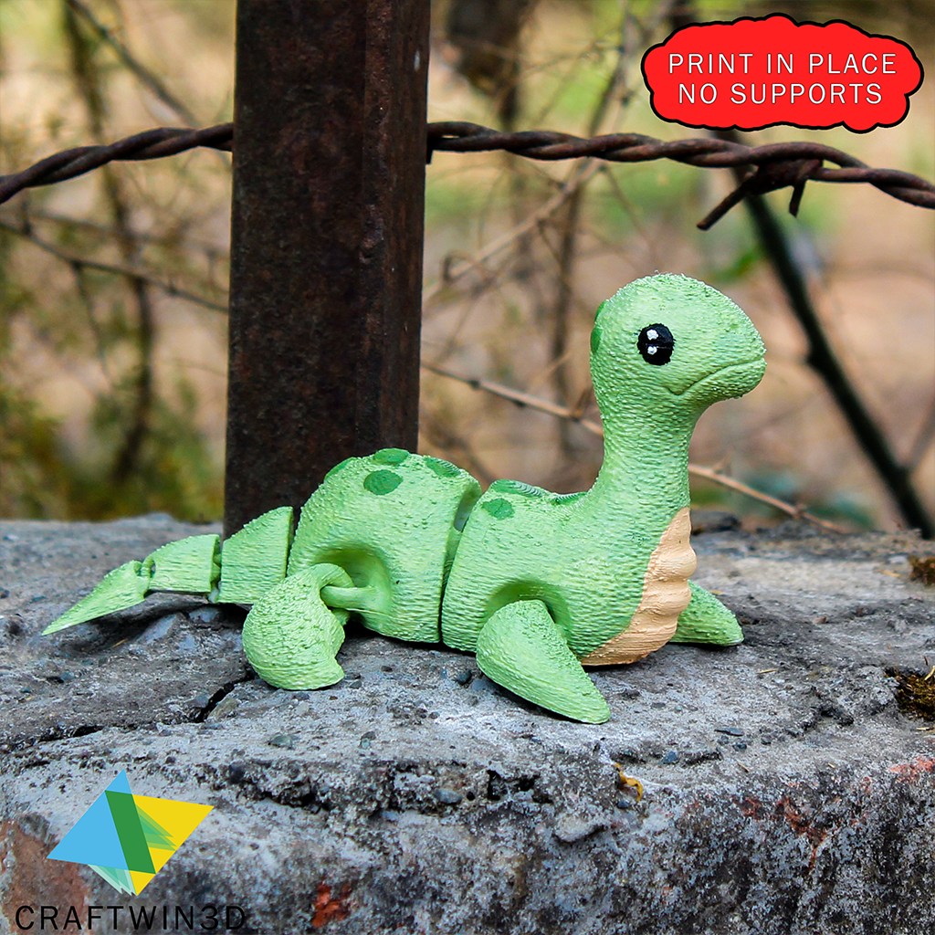 ? Adorable Nessie No Supports Required! ?