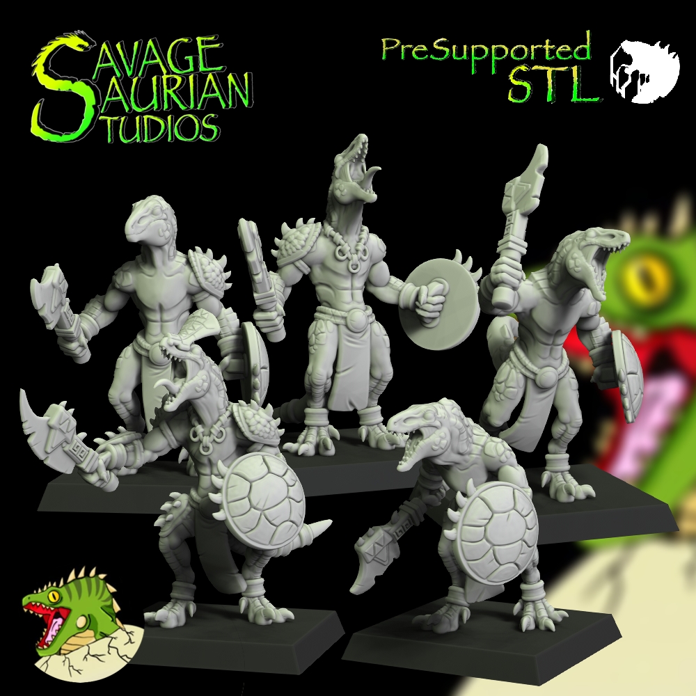 Troodle Warriors - Dinosaur Lizardmen