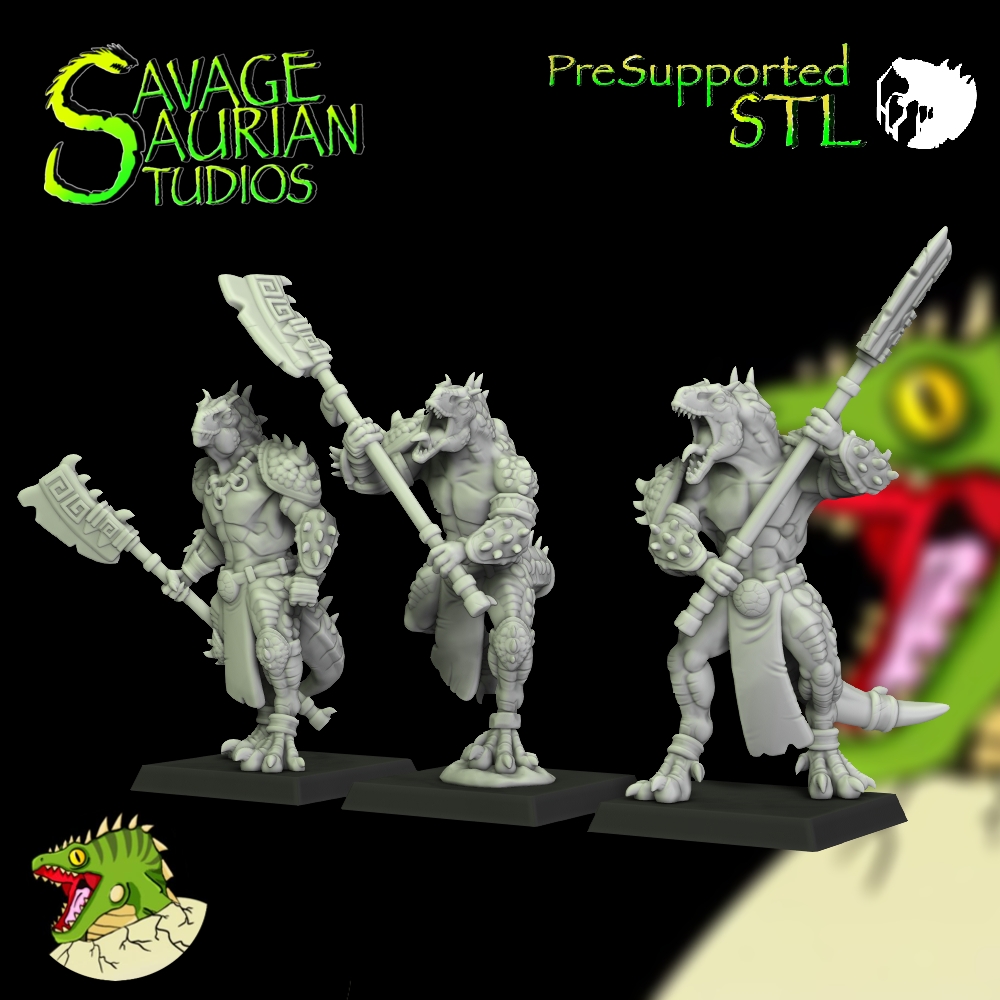 Allosaurian Cleavers - Dinosaur Lizardmen