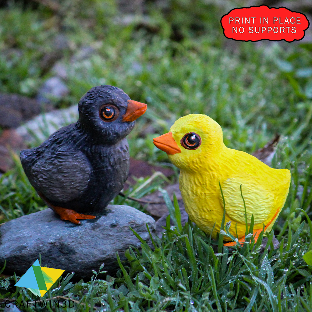 ? Print in place Adorable Baby Chicks! ?