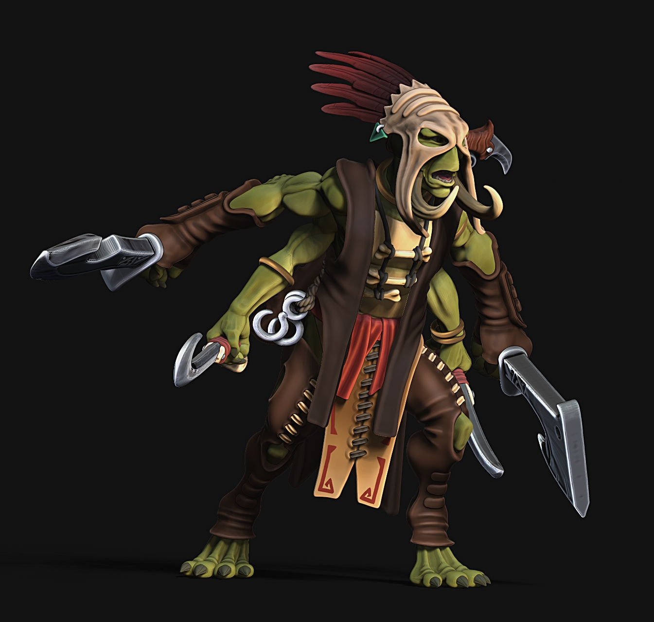 Thark - Flesh Shaper - Greater God - 28/32mm