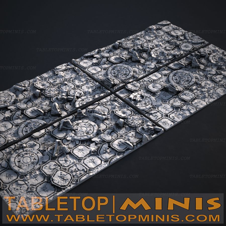 Ancient Ruins 50mmx100mm Rectangular Base Toppers