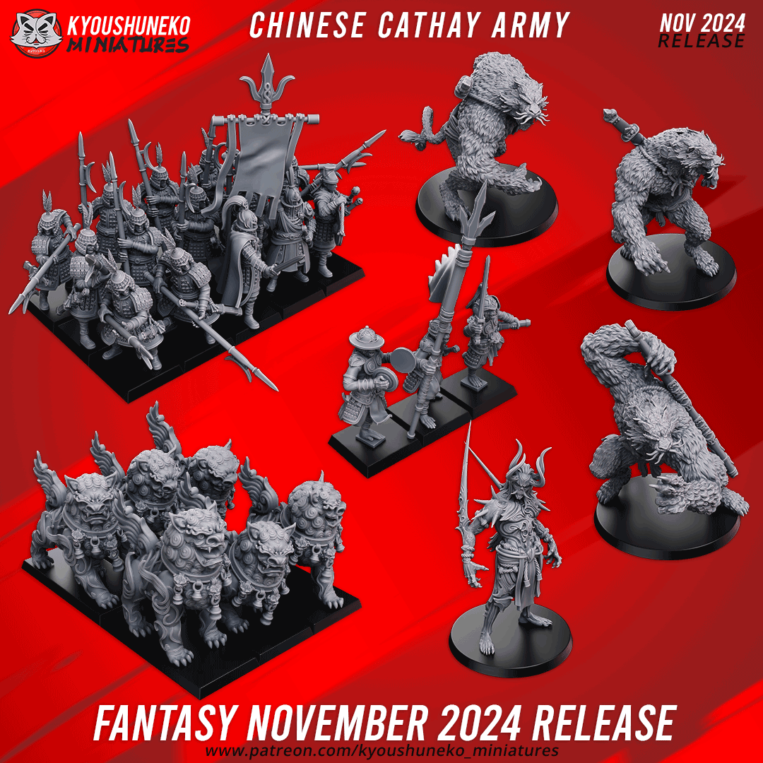 November 2024 Fantasy Release - Chinese Cathay Army