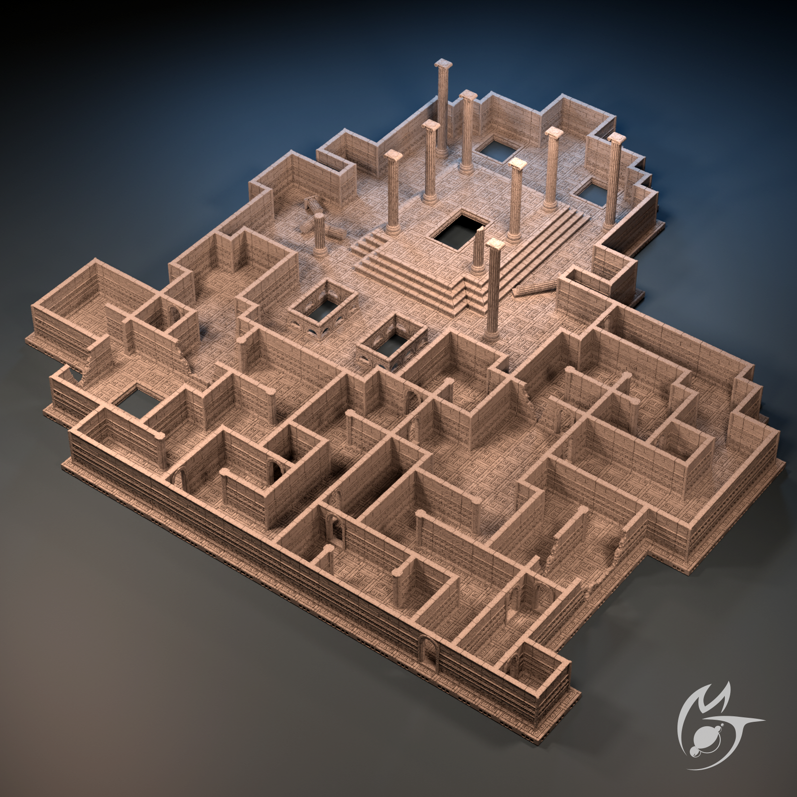 The Labyrinth - modular OpenLOCK structure