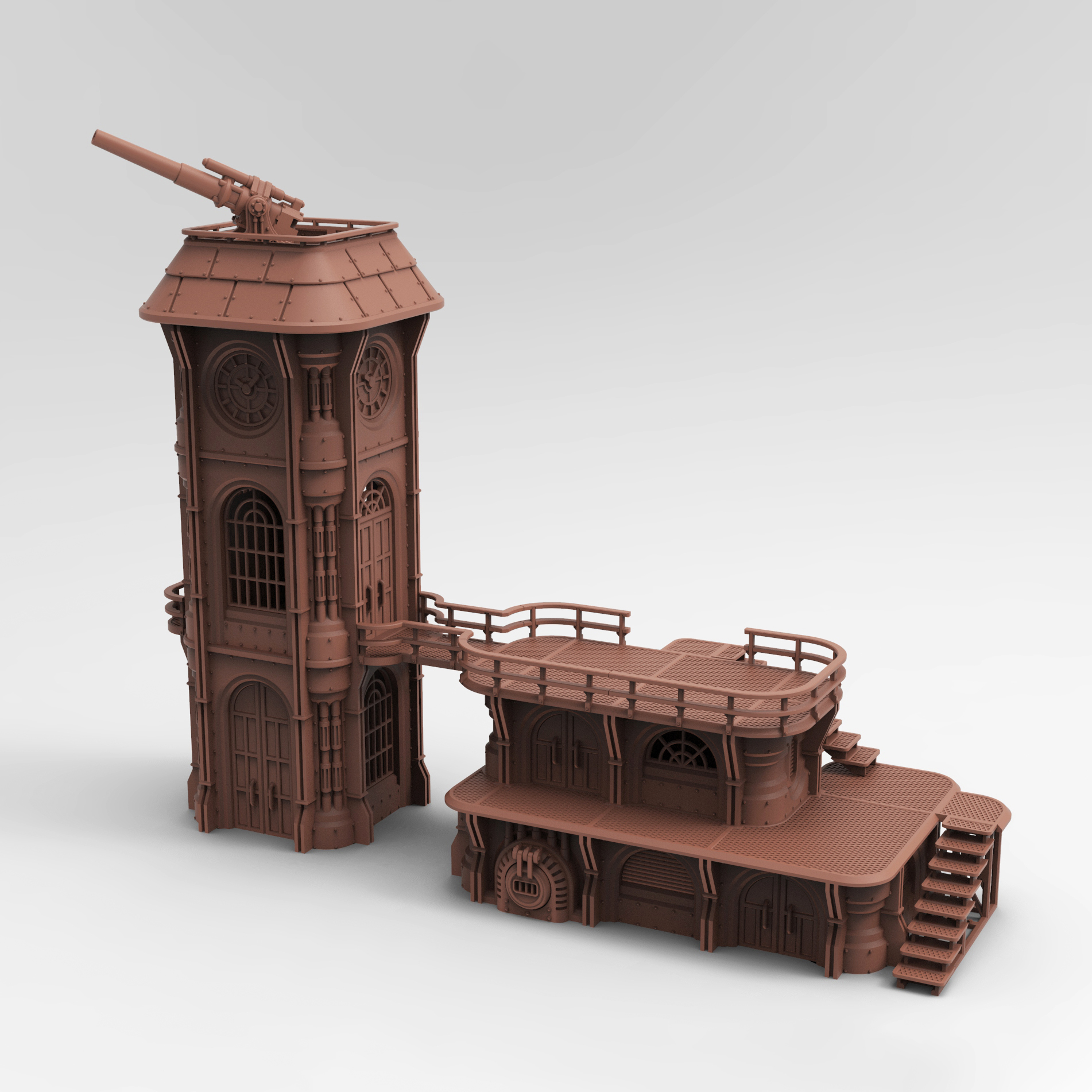 Harbourmaster`s Office and Clock Tower