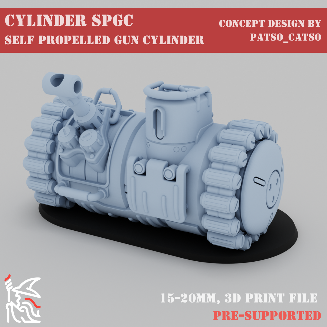 [Cylinder Army] SPGC Self Propelled Gun Cylinder