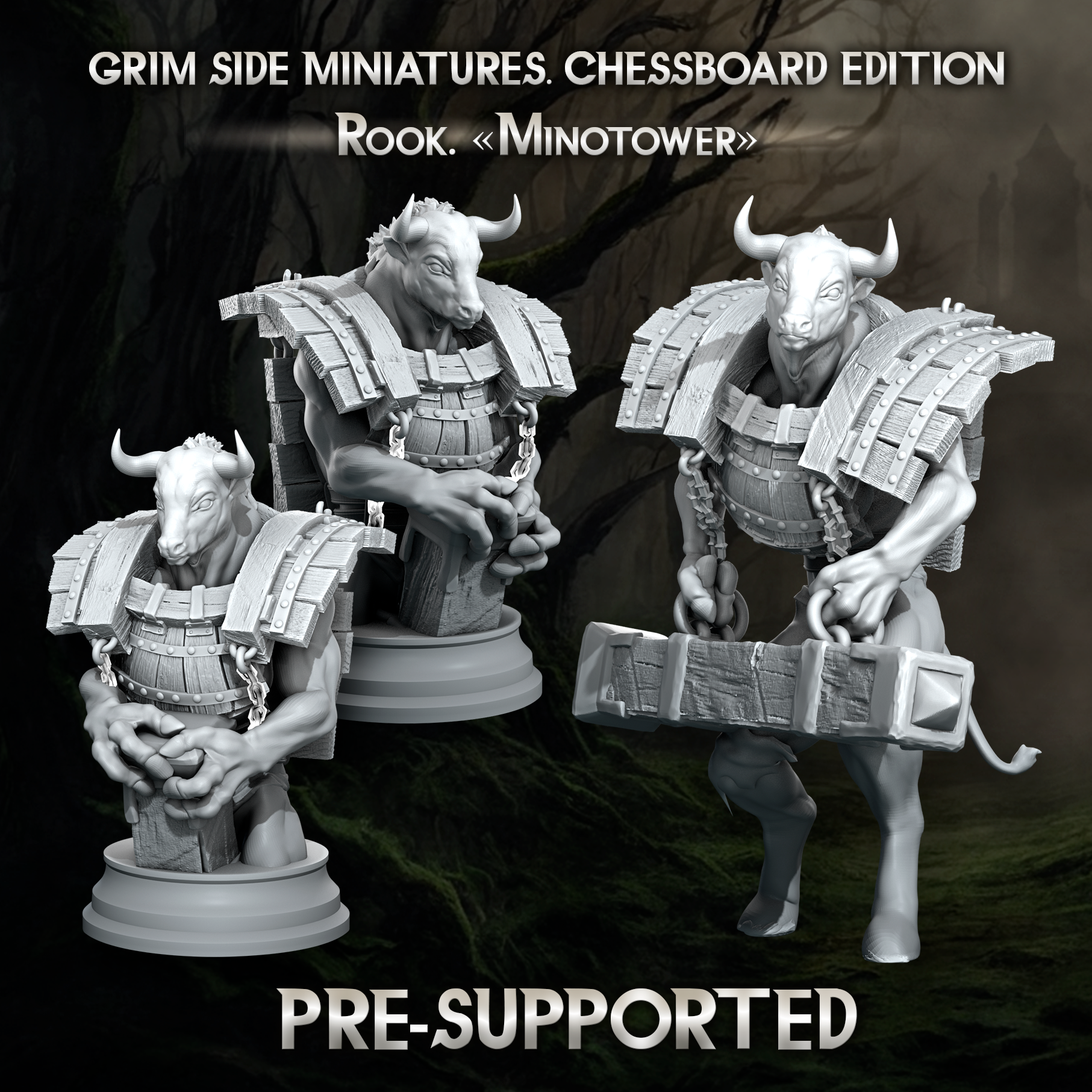 Minotower.75MM+BASE&CHESS FORMAT