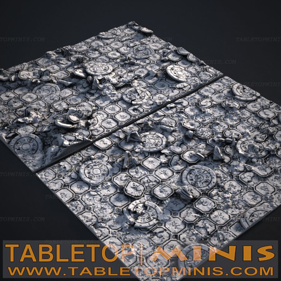 Ancient Ruins 100mmx150mm Rectangular Base Toppers