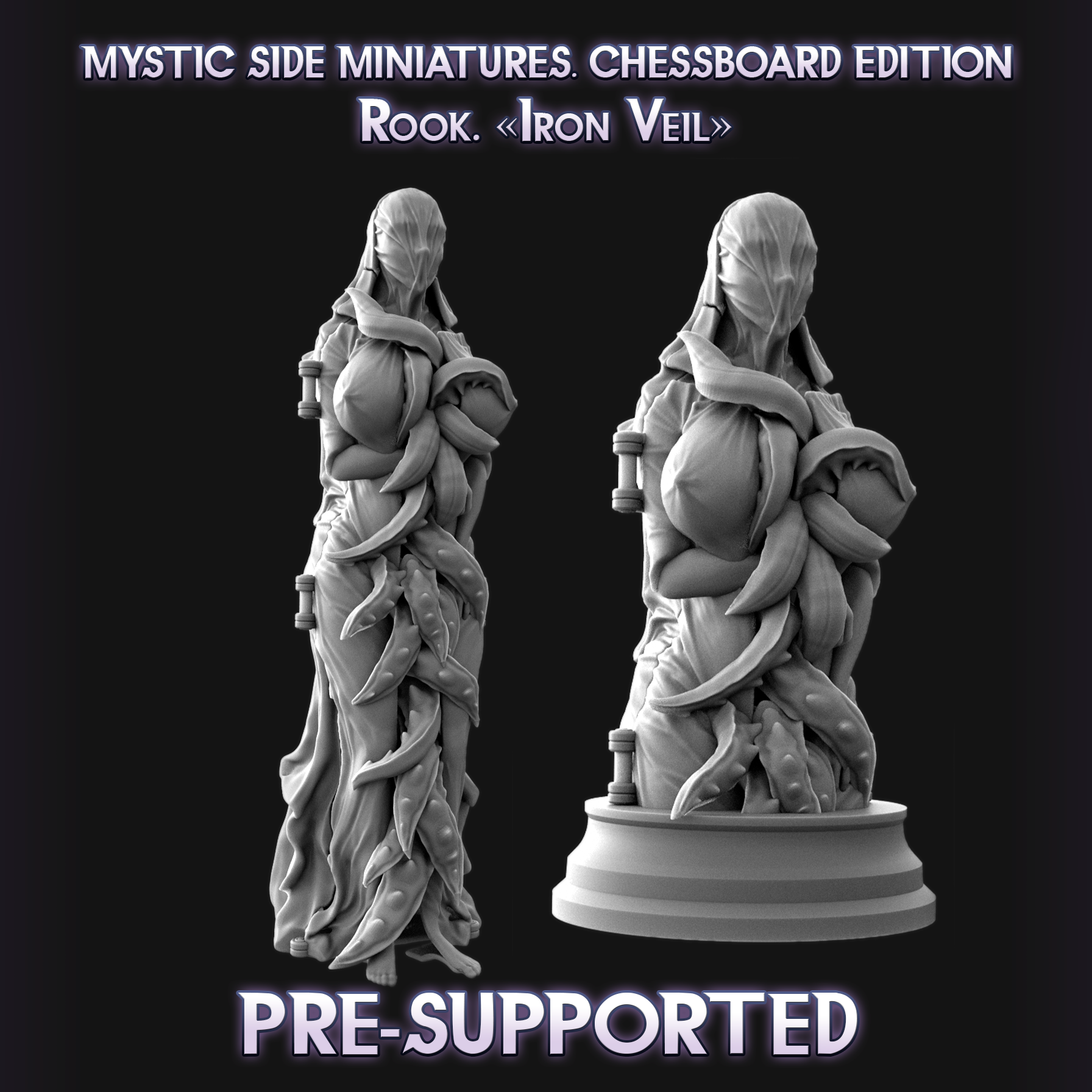 Iron Veil.75MM+BASE&CHESS FORMAT