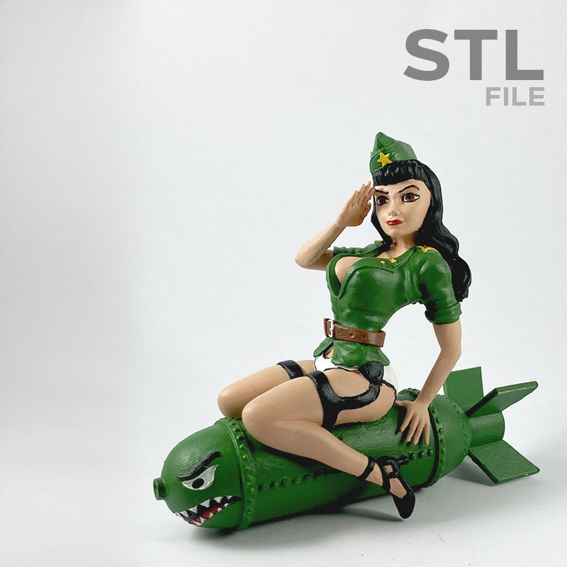 Pin-up Bomber Girl