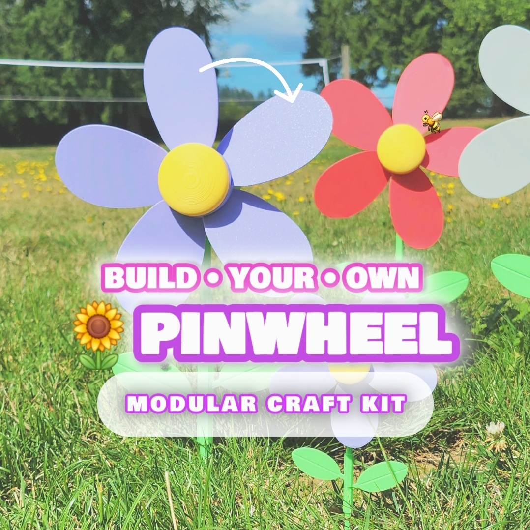 Functional Flower Motif Pinwheel :: Modular Craft Kit