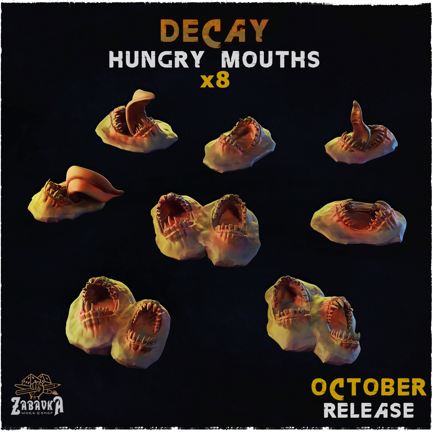Hungry Mouths - Basing Bits (Decay)