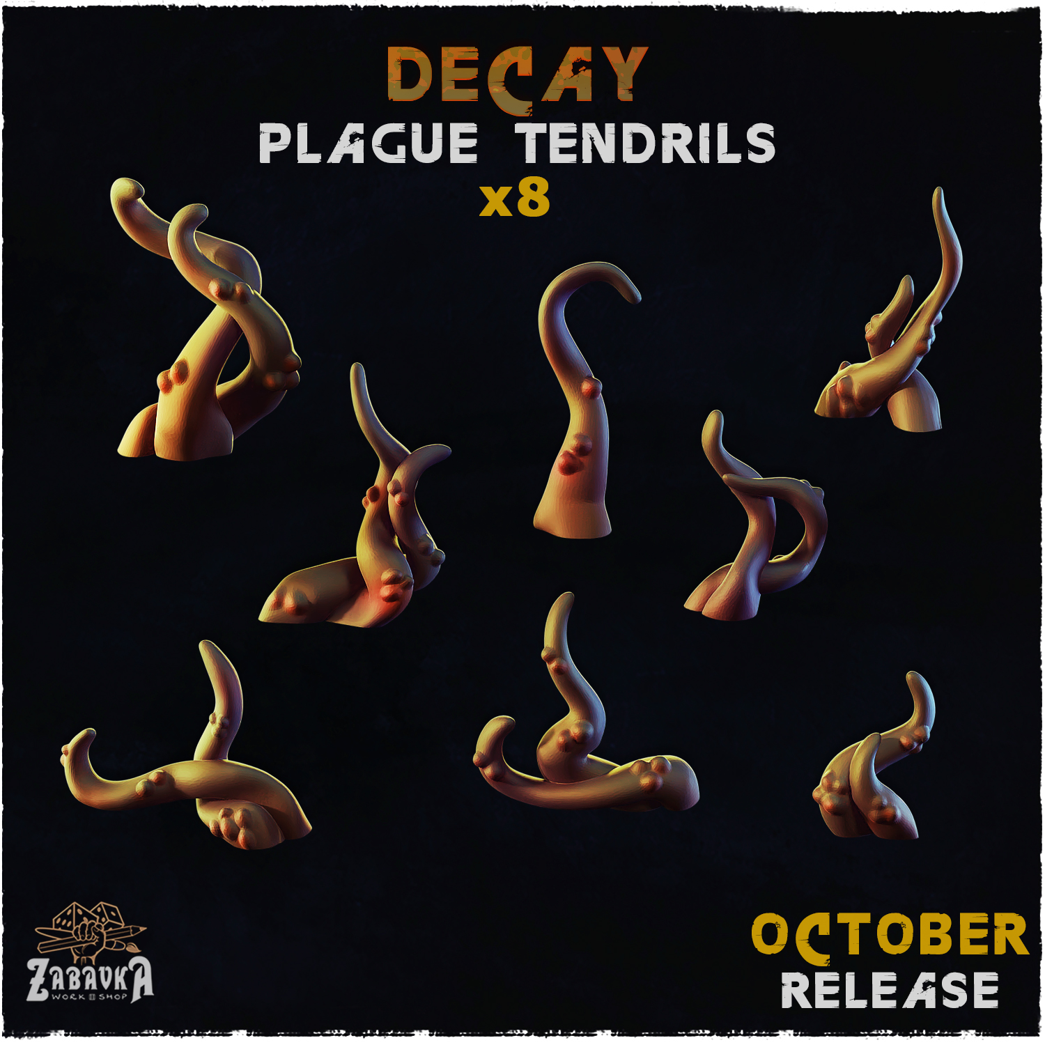 Plague Tendrils - Basing Bits (Decay)