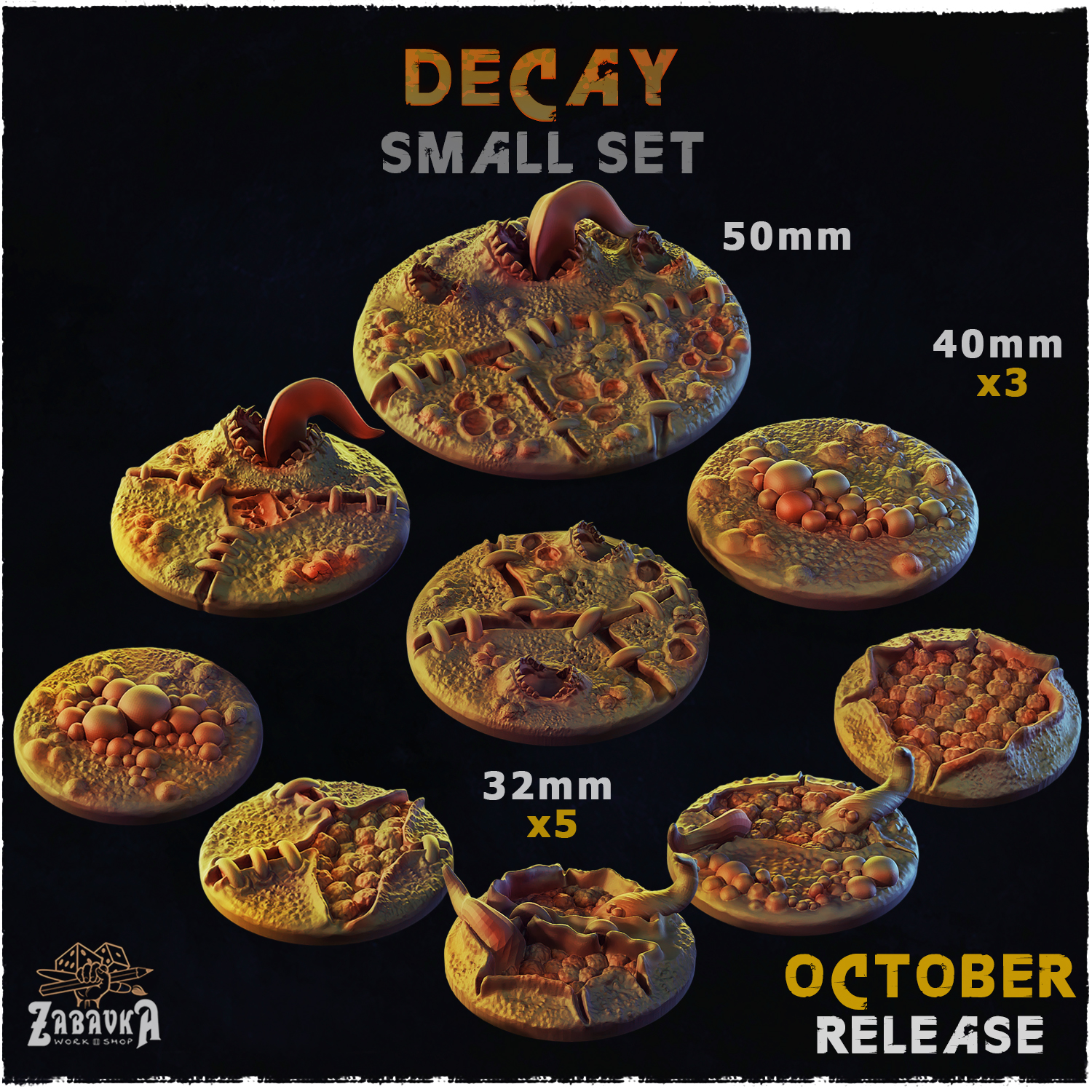 Decay - Bases & Toppers (Small Set)