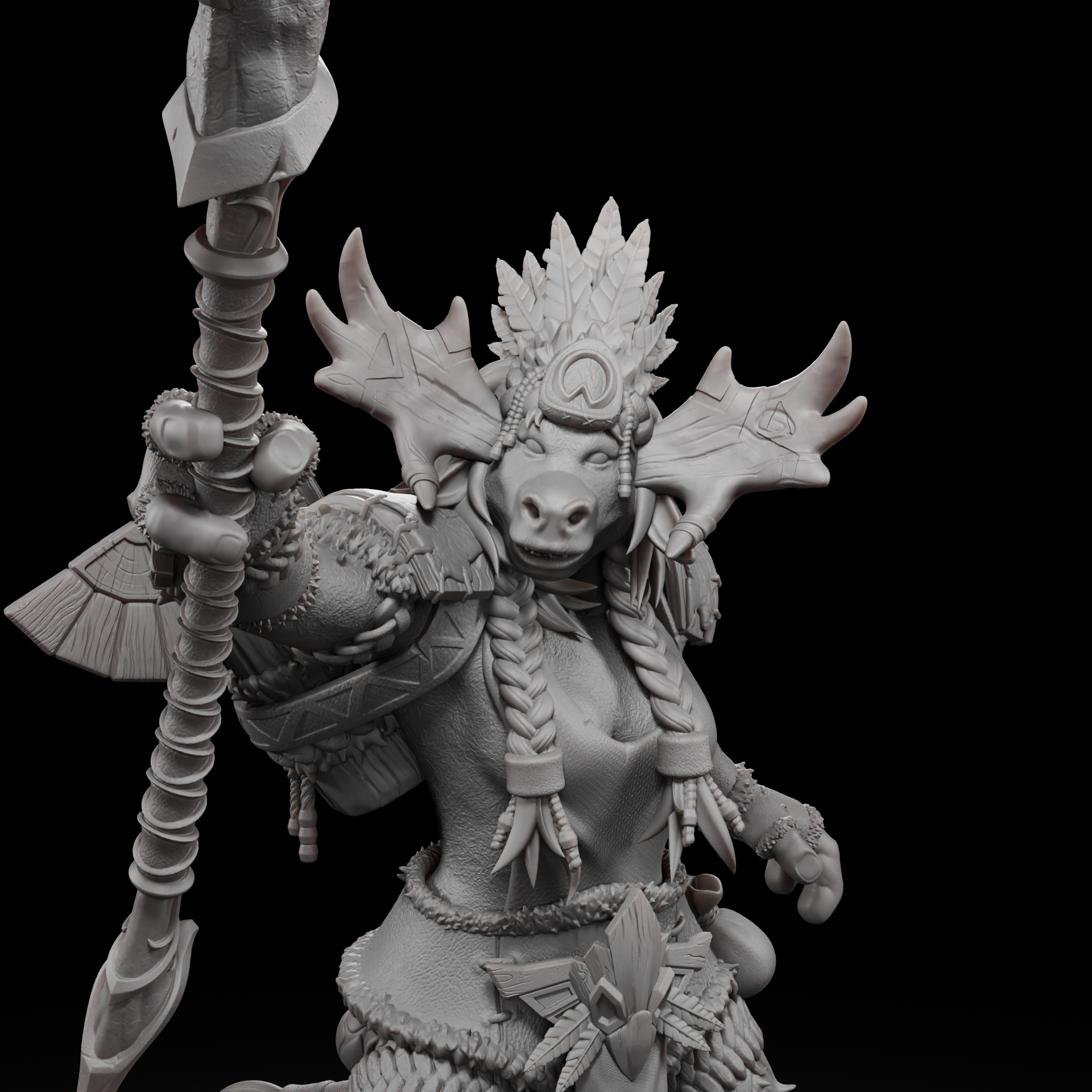 Tauren Highmountain Druid - World of Warcraft