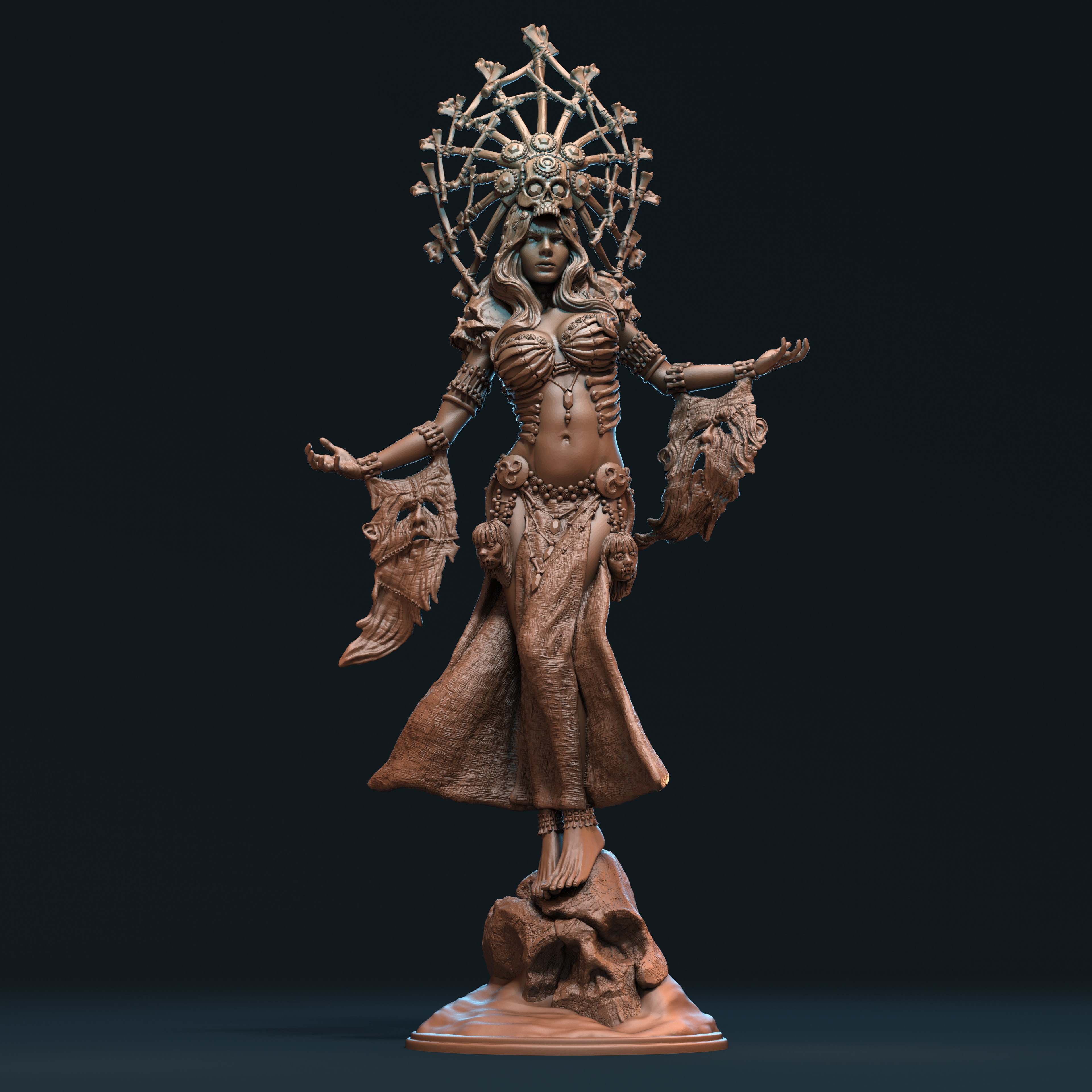 Necromancer Queen - 75 mm - Standalone version
