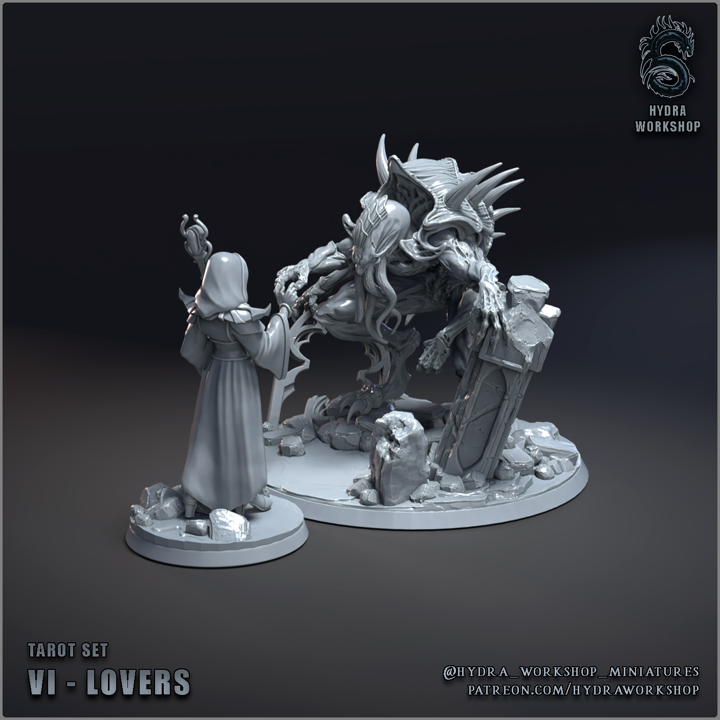 Tarot set - VI Lovers