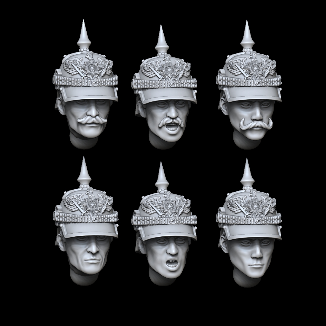 Prussian Foot Guards M/60 Spiked Helmet "Pickelhaube" V1